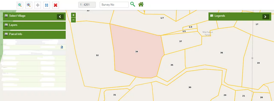 Cadastral Maps on Dharani Portal Telangana 