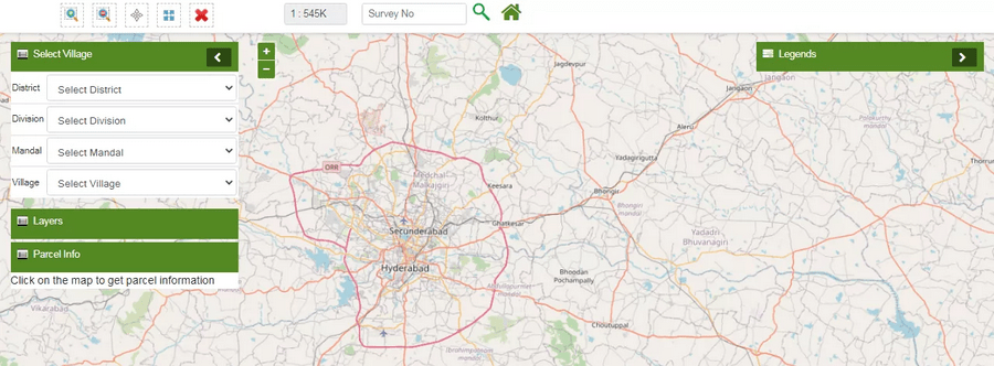 Check Cadastral Maps on Dharani Portal Telangana 