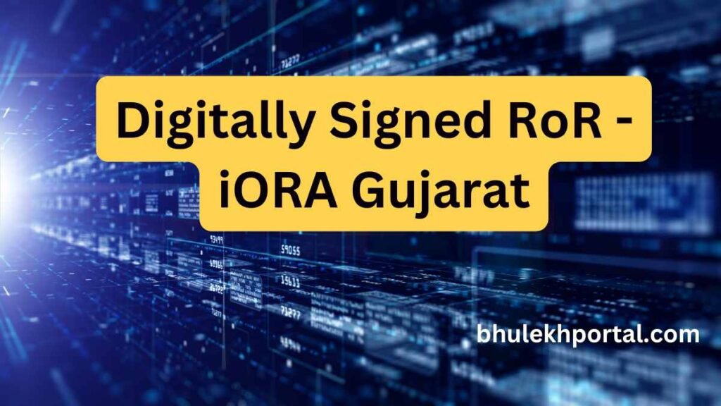 Digitally Signed RoR - iORA Gujarat